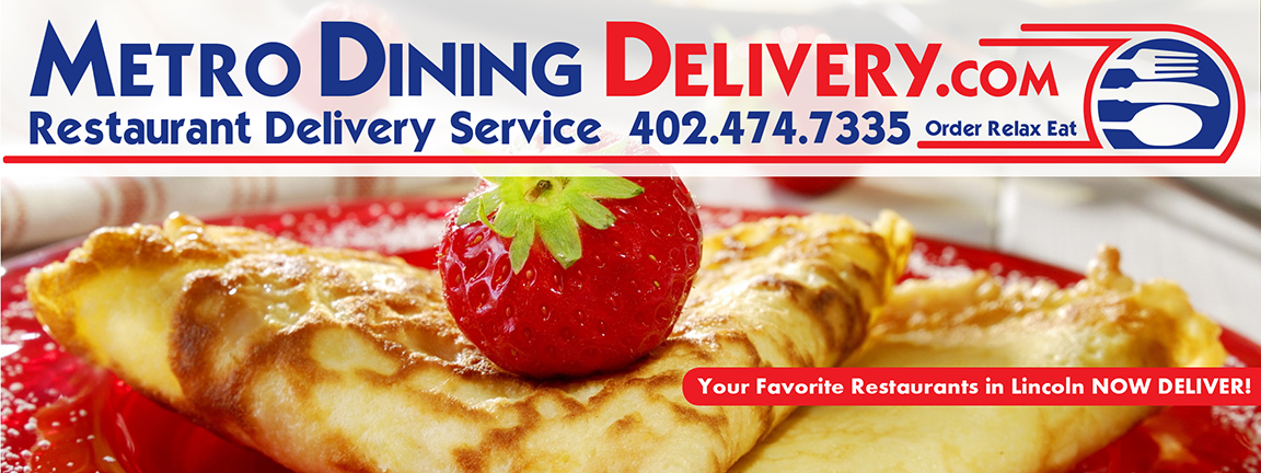 All of your favorite restaurants in Lincoln Now Deliver! Just call Metro Dining Delivery at 402-474-7335 and you have your food fast and at a rate that won't break your wallet! Order-Relax-Eat with Metro Dining Delivery