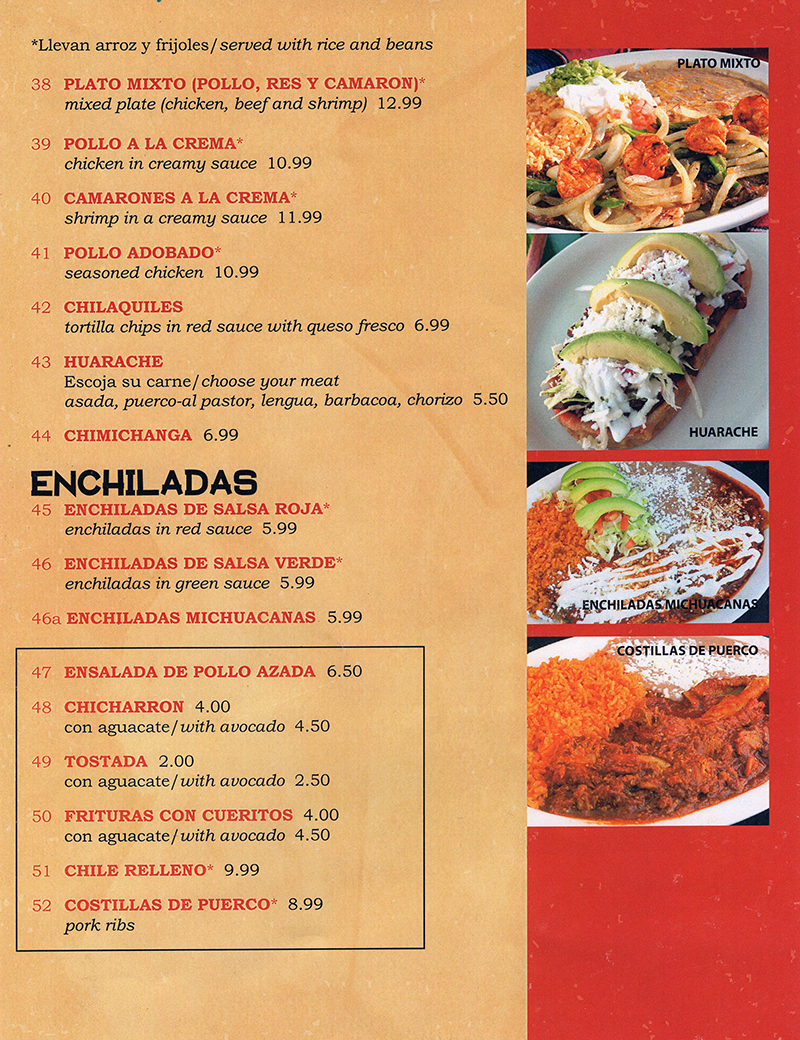 Neveria Mexican Restaurant Menu Lincoln NE 5