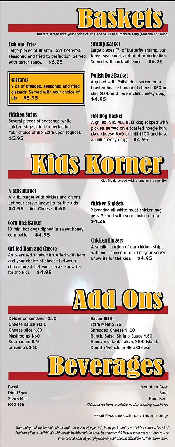 EJ's Lounge & Grill Menu - Lincoln Nebraska - Page 4