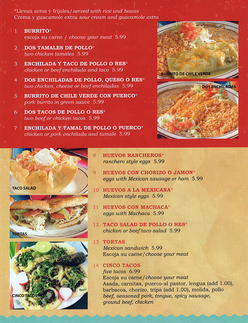 Neveria Mexican Restaurant Menu Lincoln NE 2